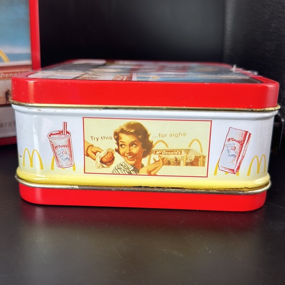 2 Limited Edition 1998 Collectors Tin Mini Lunch Box ,Mc Donald’s - Picture 4 of 8